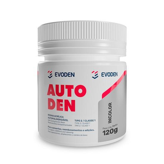 Resina Acrílica Autopolimerizável Autoden Pó 120g Incolor - Evoden