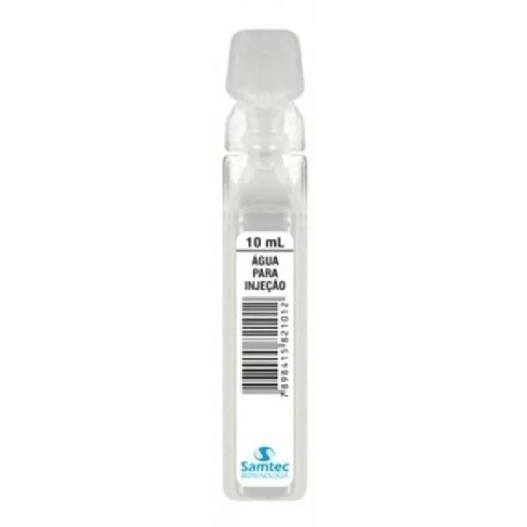 Água para Injeção Estéril 10ml - Samtec