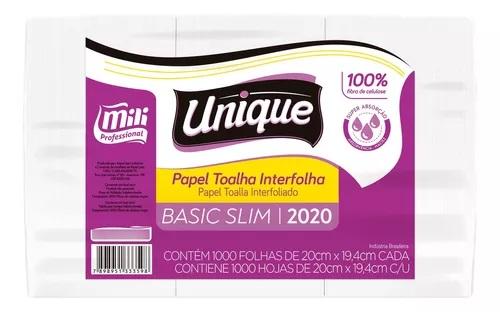 Papel Toalha Unique C/ 1000 Folhas