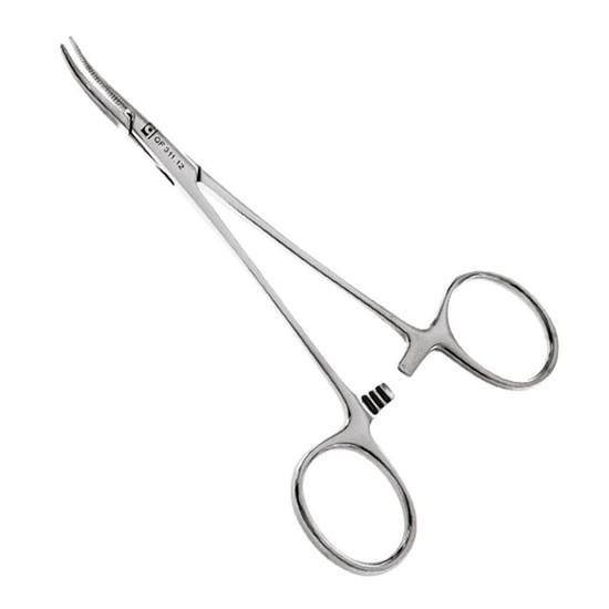 Pinça Halstead Mosquito 12,5cm Curva - Quinelato