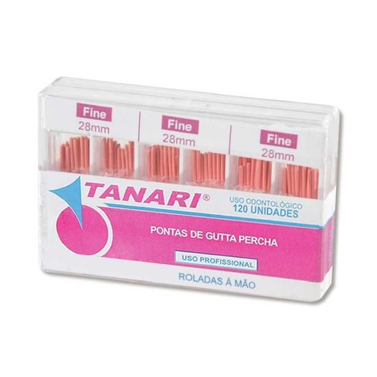 Guta Percha Acessória F (R3) 28mm - Tanari