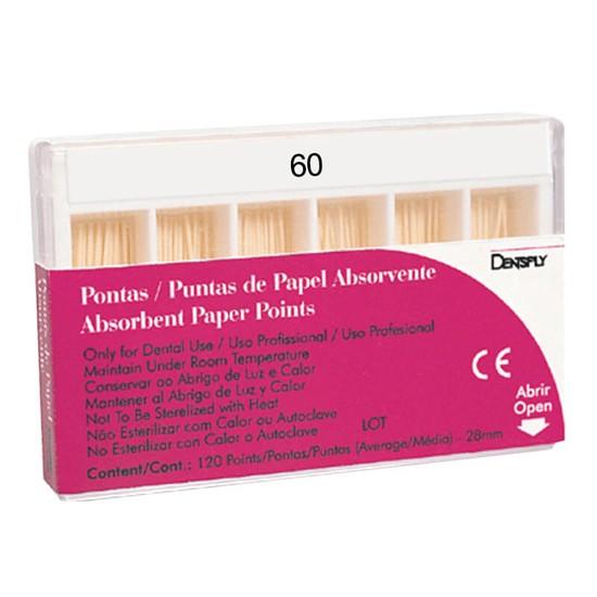 Cone de Papel Absorvente 60 28mm - Dentsply Sirona