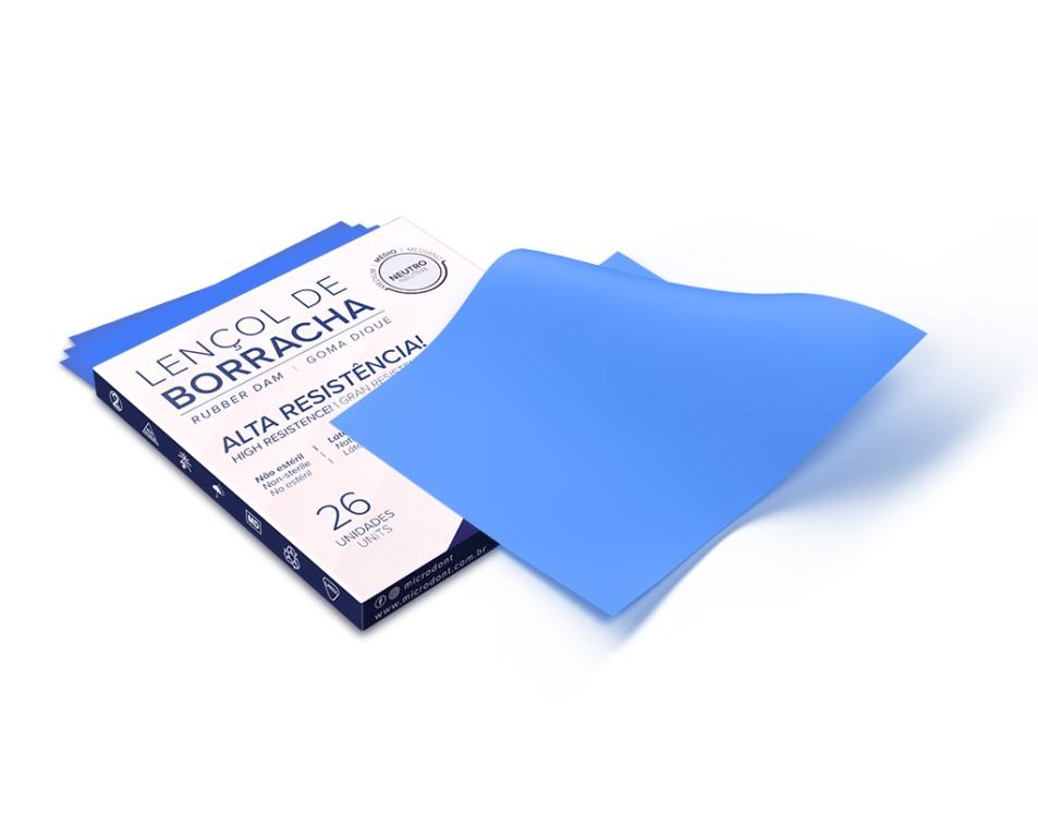 Lençol de Borracha Médio Neutro - Microdont