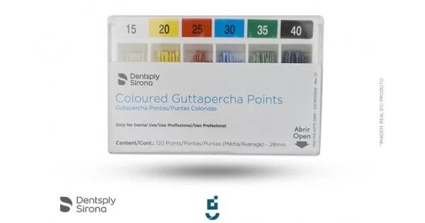 Guta Percha Calibrada Colorida Maillefer 1º Série 15-40 - Dentsply Sirona