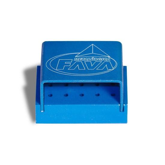 Broqueiro Alumínio 15 Furos FG Azul Milleniun Alta Rotação - Fava