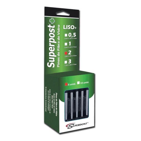 Pino de Fibra de Vidro Superpost+Liso Nº 2 – Superdont