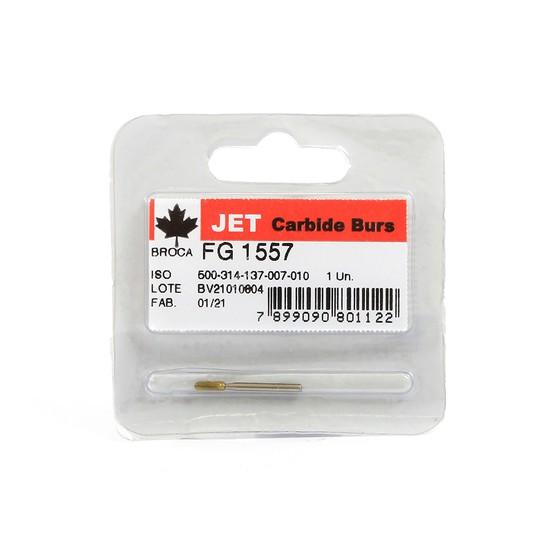 Broca Carbide Cilíndrica Dentada Arredondada nº 1557 19mm FG - Jet