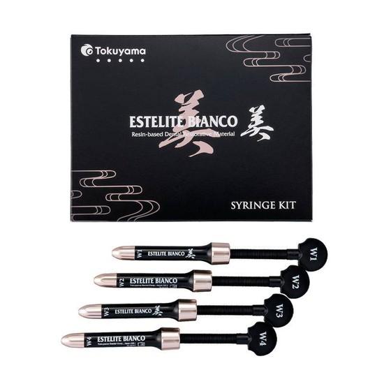 Kit Resina Estelite Bianco Trial (4 seringas contendo 1g cada W1, W2, W3, W4) - Tokuyama