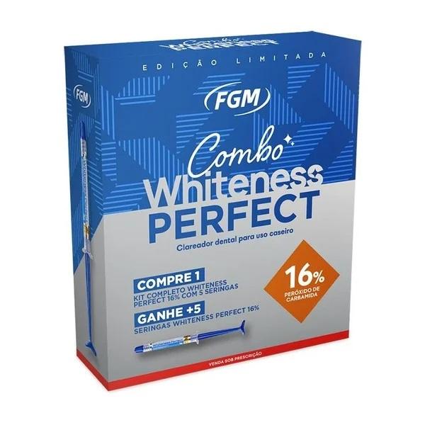 Kit Completo Whiteness Perfect 16% com 5 Seringas - FGM