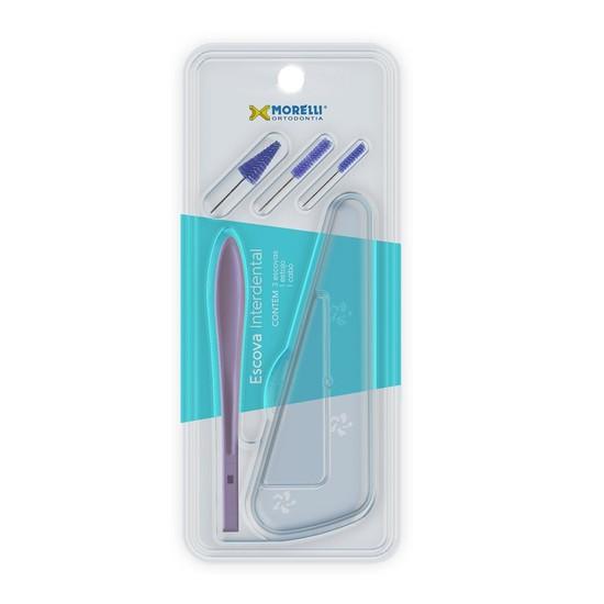 Escova Interdental Cilindrica/Cônica Rosa - Morelli