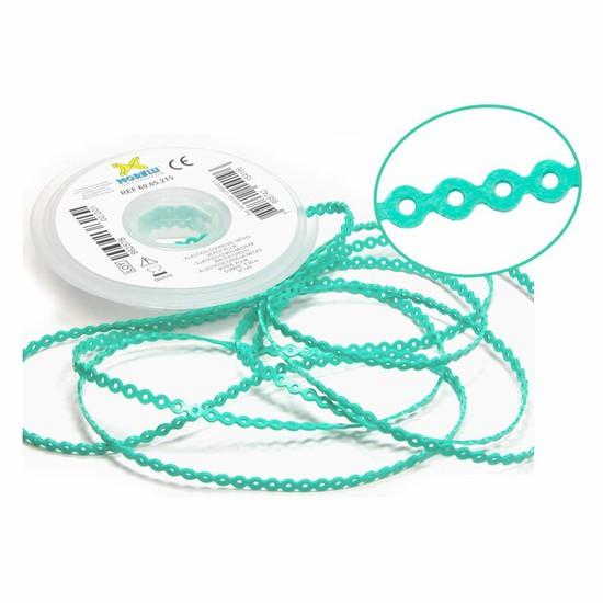 Elástico Corrente Médio - Verde - Mar - Morelli