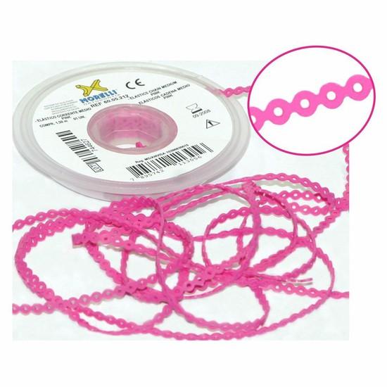 Elástico Corrente Médio - Rosa - Morelli