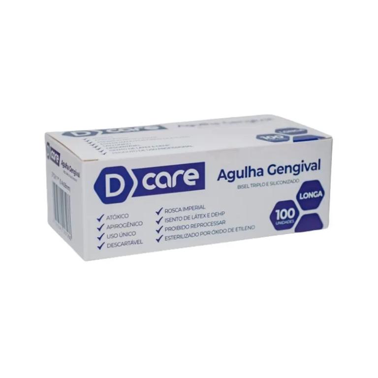 Agulha Gengival 30G Curta - D Care