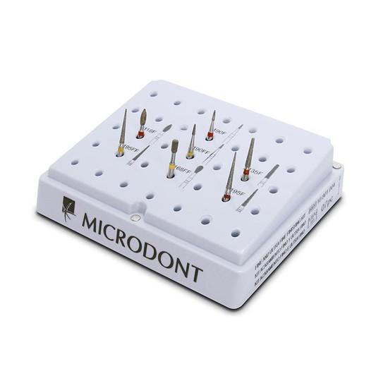 Kit de Pontas Diamantadas Para Acabamento Fino e Ultrafino - Microdont