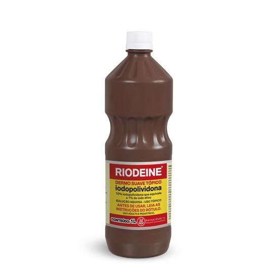 Degermante Iodopovidona PVPI Riodeine Dermo Suave 10% - Rioquímica
