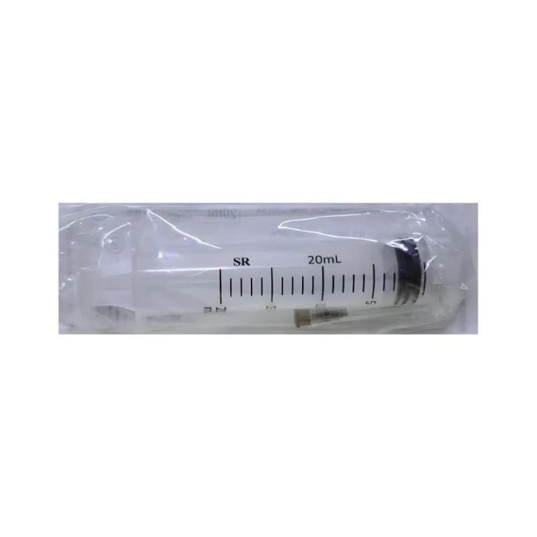 Seringa Descartável 20ml Luer Lock com agulha 25 x 0,70mm - SR