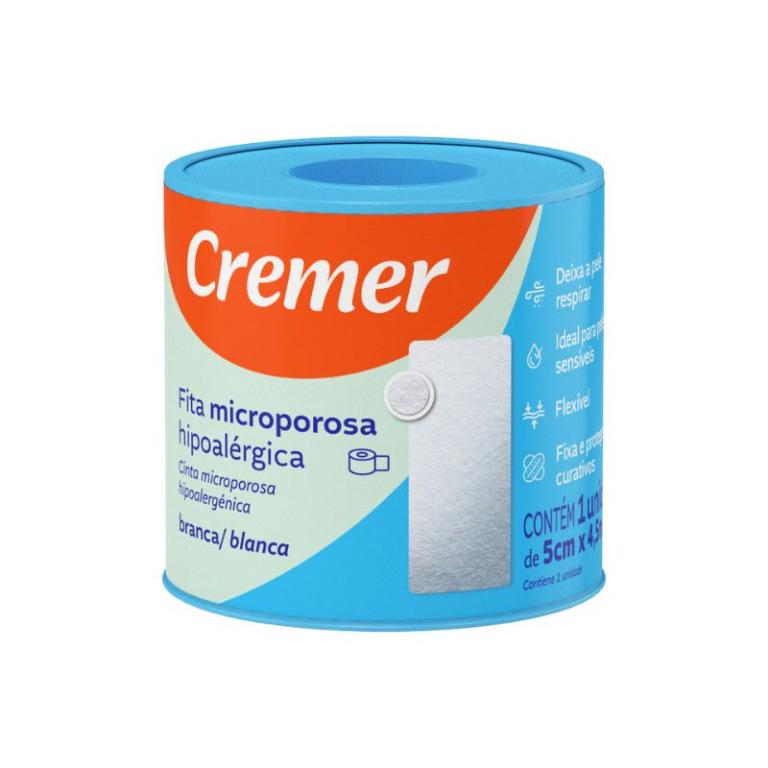 Fita Microporosa Branca 5cmx4,5m - Cremer