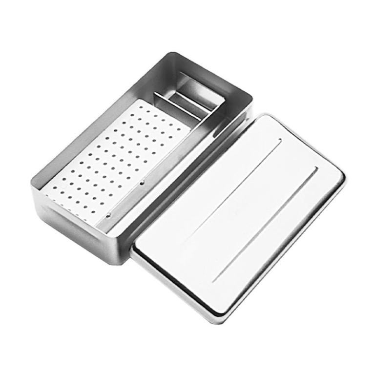 Estojo de Inox para Endodontia Placa Alumínio 20x10x5cm - Fava