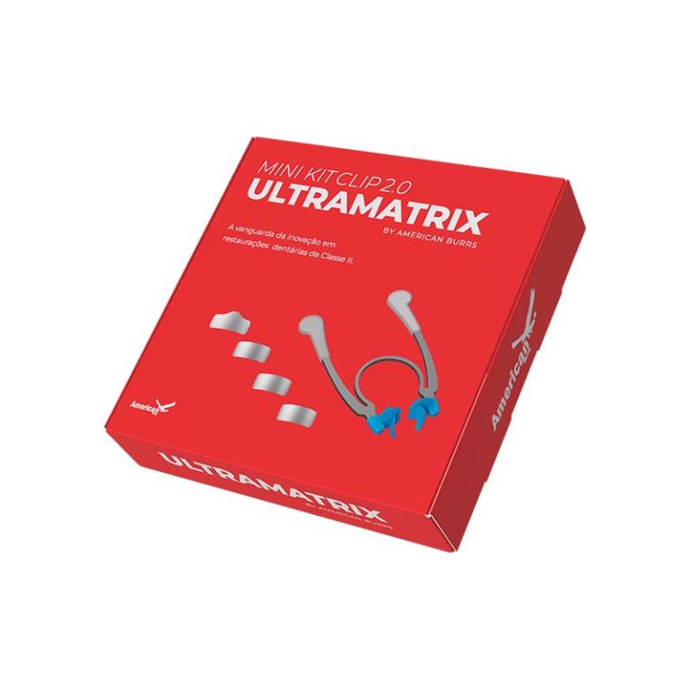 Mini Kit Matriz Seccionais Ultramatrix Clip 2.0 (25 matrizes e 1 anel) - American Burrs