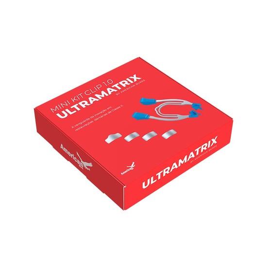 Mini Kit Matriz Seccionais Ultramatrix Clip 1.0 (25 matrizes, 1 anel e 2 ponteiras) - American Burrs
