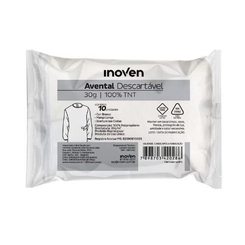 AVENTAL TNT MANGA LONGA COM CINTO G30 - INOVEN