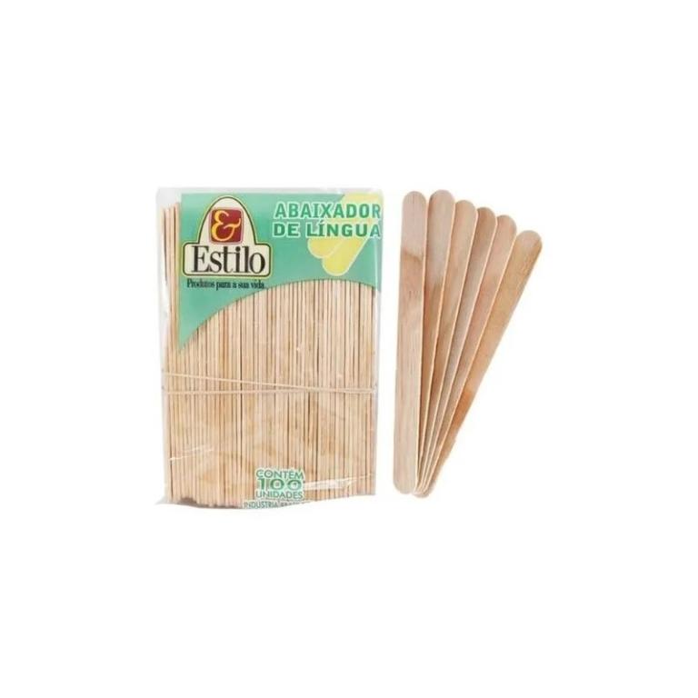 Abaixador de Língua de Madeira - Estilo