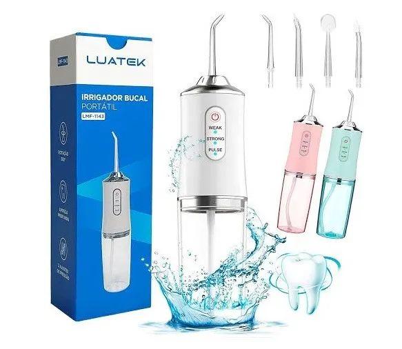 Irrigador Bucal Portátil Limpeza Profunda. -  LUATEK LMF-1143