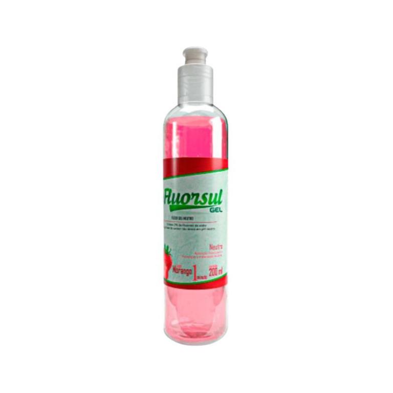 Fluorsul Gel Neutro 2% 200ml Morango - Iodontosul