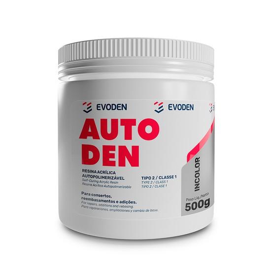 Resina Acrílica Autopolimerizável Autoden Pó 500g ROSA - Evoden