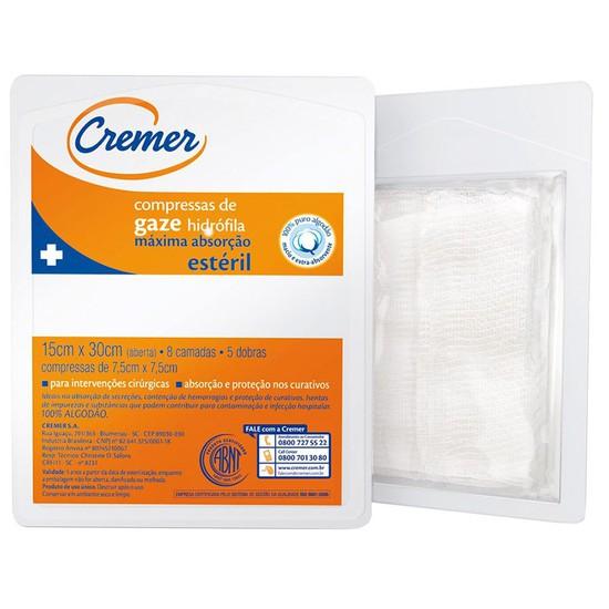 Compressa de Gaze Nídia 11 Fios Estéril - Cremer