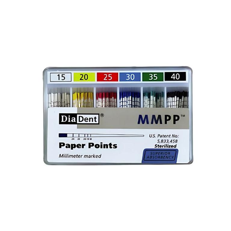 Ponta de Papel Absorvente PPMM Diadent 30 29mm - Quimidrol