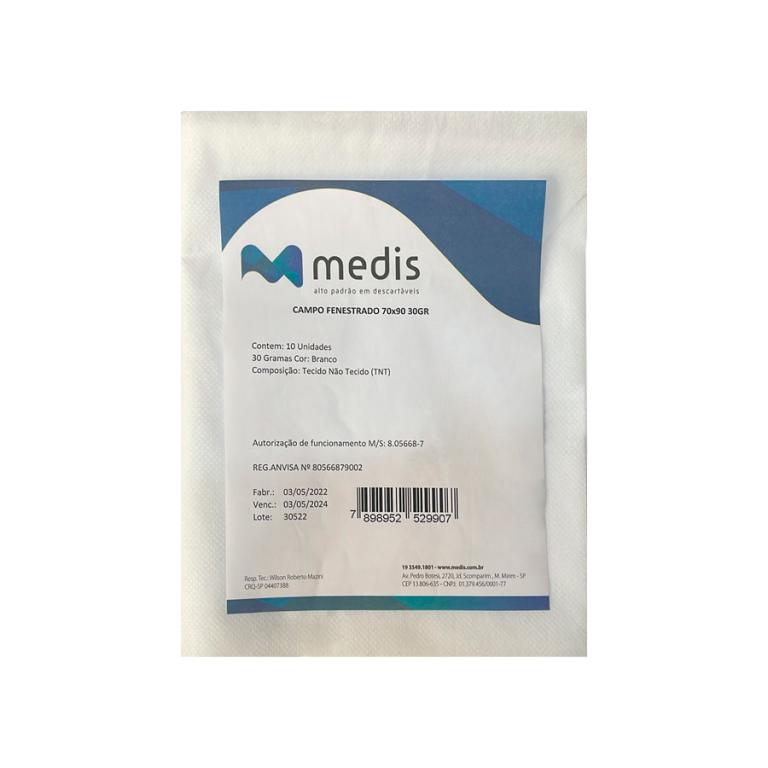 Campo Fenestrado Estéril 45x60 30Gr - Medis