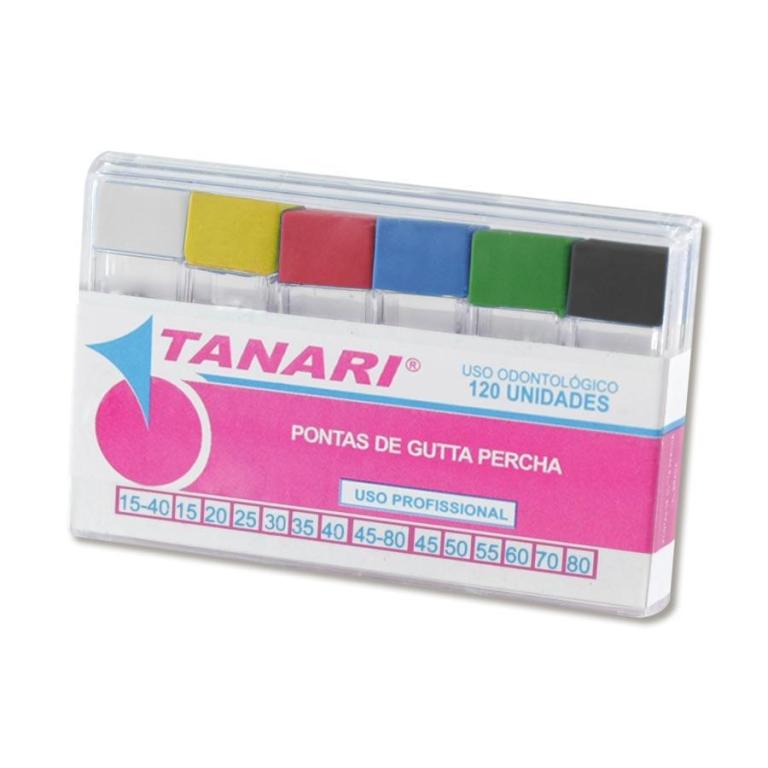 Guta-Percha Calibrada 2º Série Nº45-80 28mm - Tanari