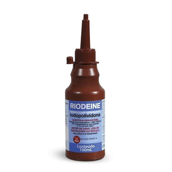 Degermante PVPI Riodeine Dermo Suave 100ml - Rioquímica