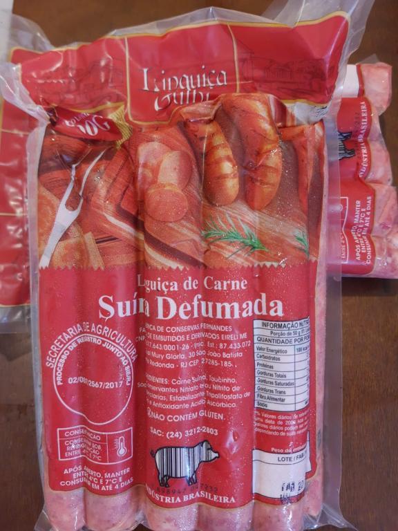 LINGUIÇA PACOTE 400G ( *DE 16 A 50 PACOTES* )