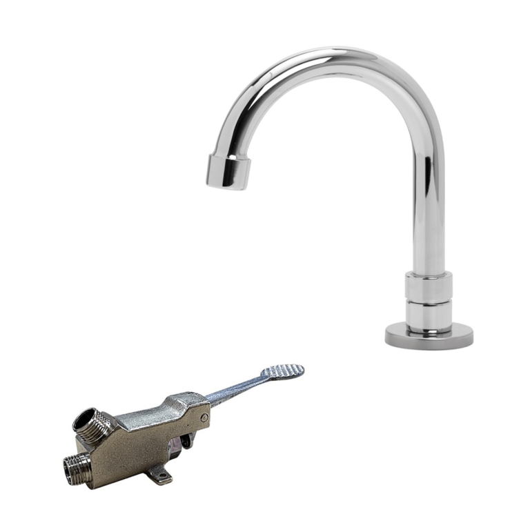 KIT PEDAL MECANICO FURKIN COM TUBO E CORPO 1876