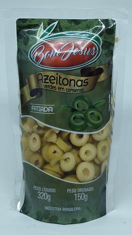 AZEITONA VERDE FATIADA BOM JESUS 24x150g