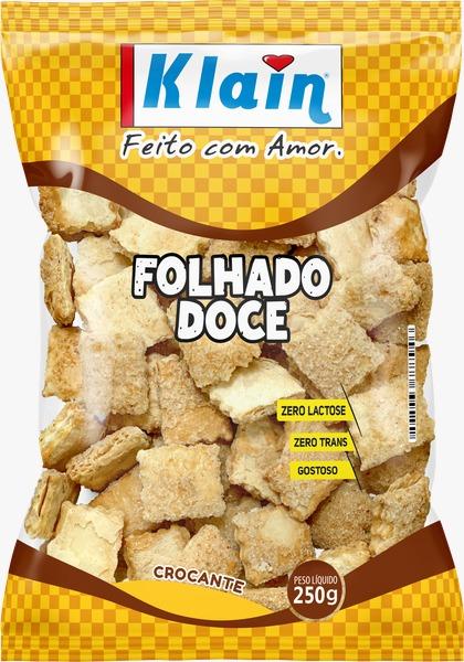 BISC. FOLHADINHO DOCE 250g KLAIN
