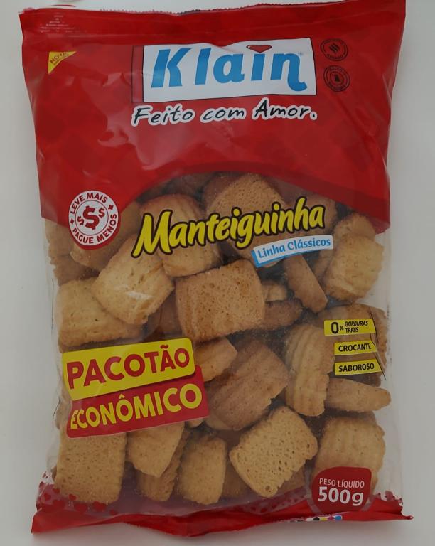 BISC MANTEIGUINHA 500g KLAIN