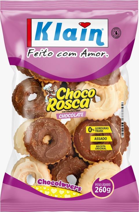 BISC CHOCO ROSCA 260g KLAIN - CX 15UN