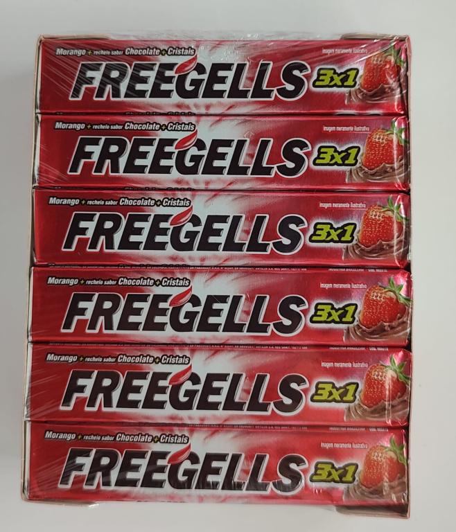 DROPS PLAY 3X1 MORANGO C/12 FREEGELLS