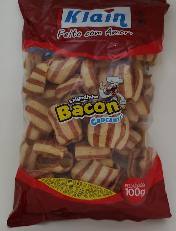 SALGADAO SABOR BACON C/10 100g KLAIN