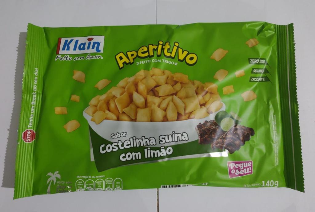 SALGADINHO APERITIVO COSTELINHA C/ LIMÃO 140g KLAIN