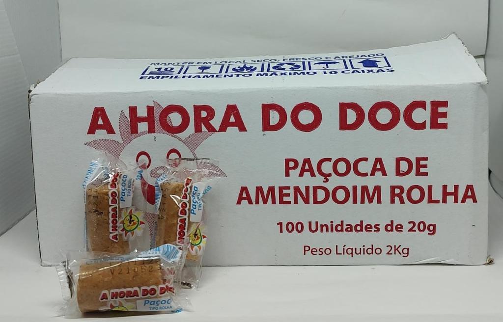PAÇOCA ROLHA c/100 HORA DO DOCE