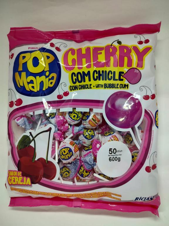 PIR. POP MANIA CHERRY 600g FREEGELLS