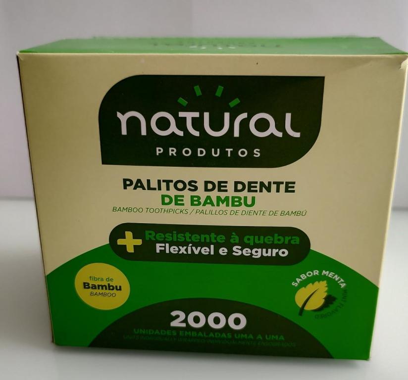PALITO DENTAL DE BAMBU MENTOLADO 12X2000 NATURAL