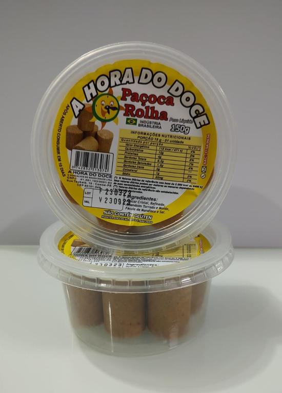 PAÇOCA ROLHA 150g A HORA DO DOCE