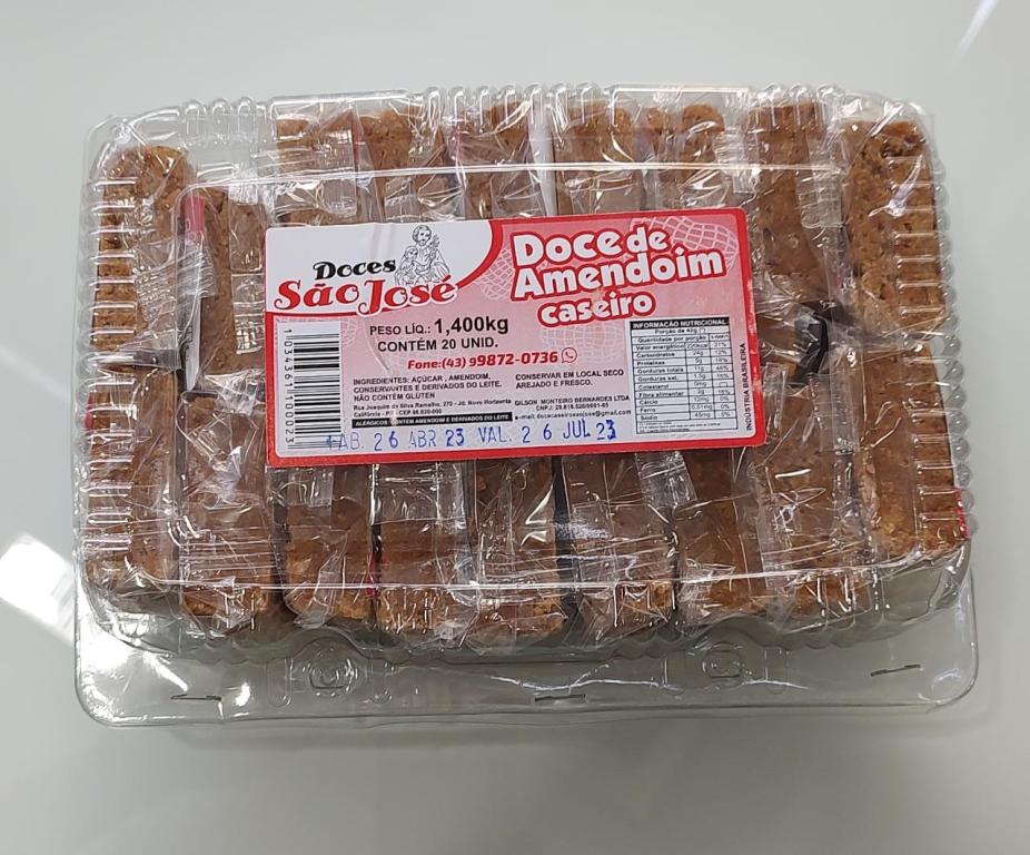 BANDEJA PAÇOCA SAO JOSE 1400g