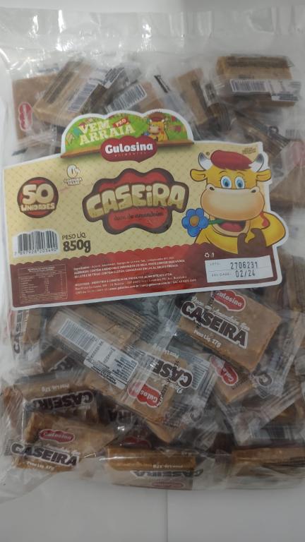 DOCE PAÇOCA CASEIRA 850g GULOSINA