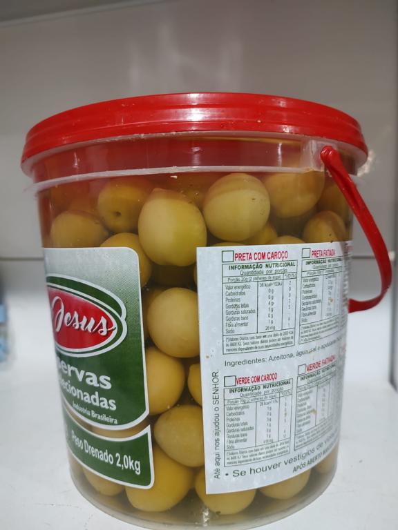 AZEITONA VERDE GORDAL BOM JESUS 2000g